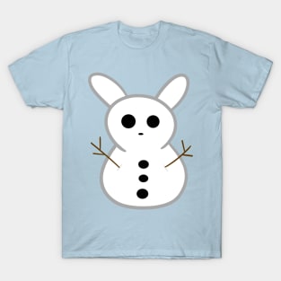 Snow Bunny snowman T-Shirt